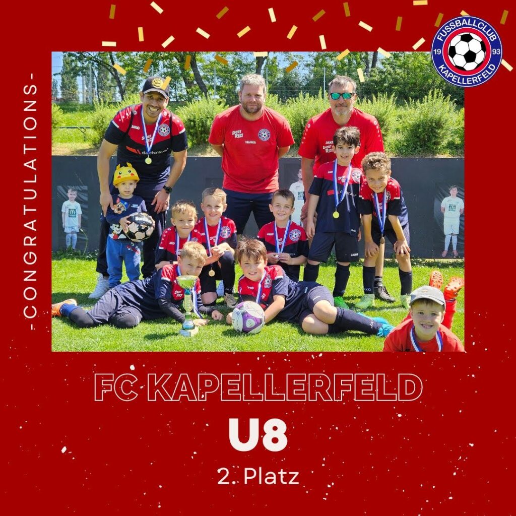 Hervorragender 2. Platz für unsere U8 beim Wienerberger Kickers Cup